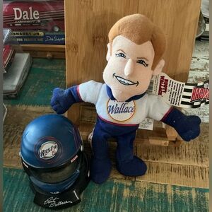 Rusty Wallace Racing Plush Toy and Collector #2 Snow Globe.